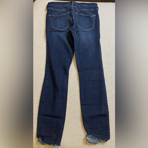 NEW Hollister High-Rise Advanced Stretch Skinny Crop Jeans Dark Wash - Picture 9 of 9